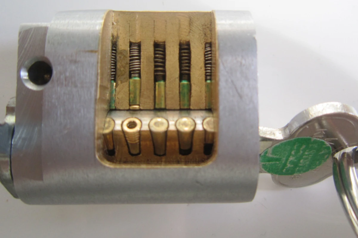 The Matrix Key System lets you change your locks simply by inserting the next key in a series