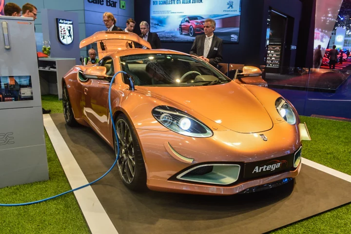The Artega Scalo on début at the 2015 Frankfurt Motor Show