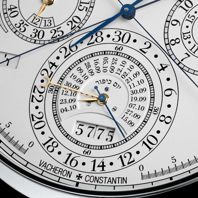 The Vacheron Constantin Reference 57260 dial with seconds indicator