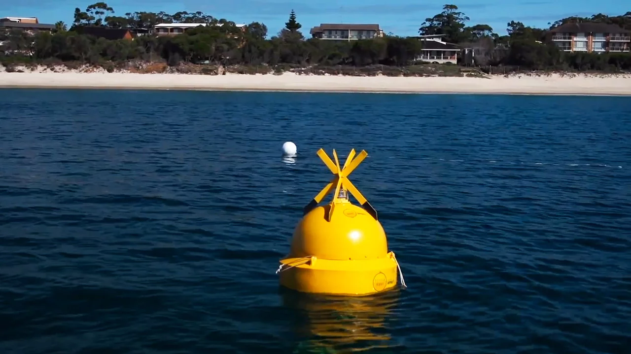 The Clever Buoy is designed to detect sharks and send alerts to lifeguards
