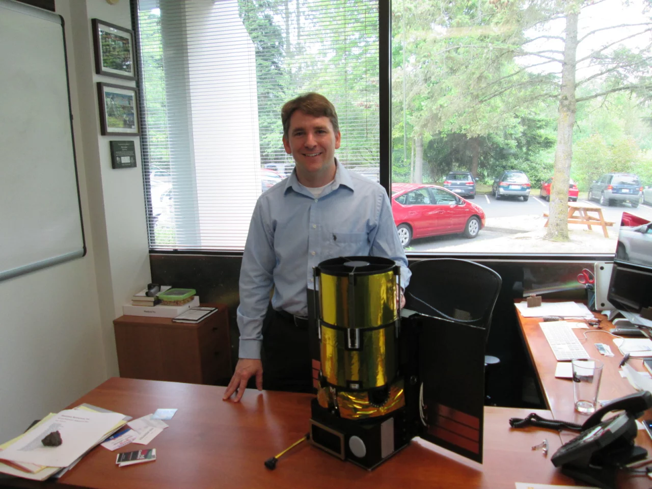 Chris Lewicki,President and Chief Engineer of Planetary Resources (Photo: Gizmag)