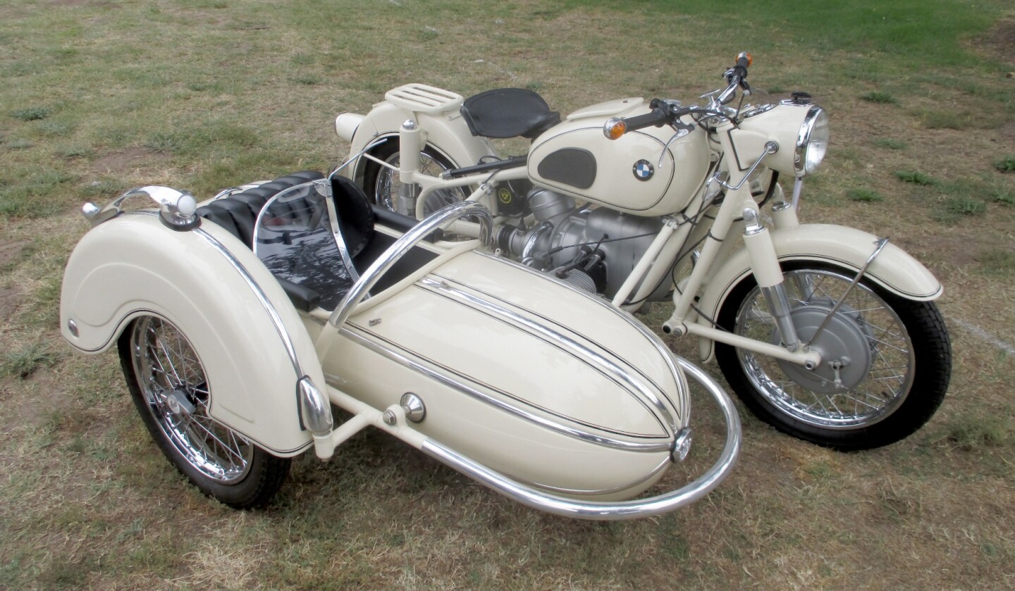 This 600cc BMW has been the recipient of a complete restoration, comes with an equally restored Steib sidecar and is believed to have traveled only 50,000 miles since new. It sold at the top of its estimated range of $35,000 to $55,000. Official Auction Description