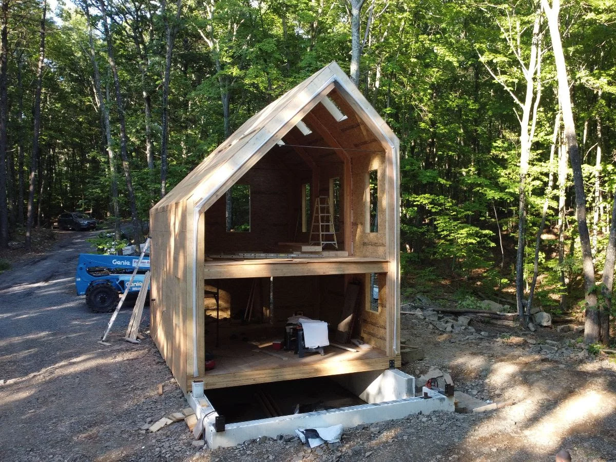 The entire frame and shell only took 10 days to fully install