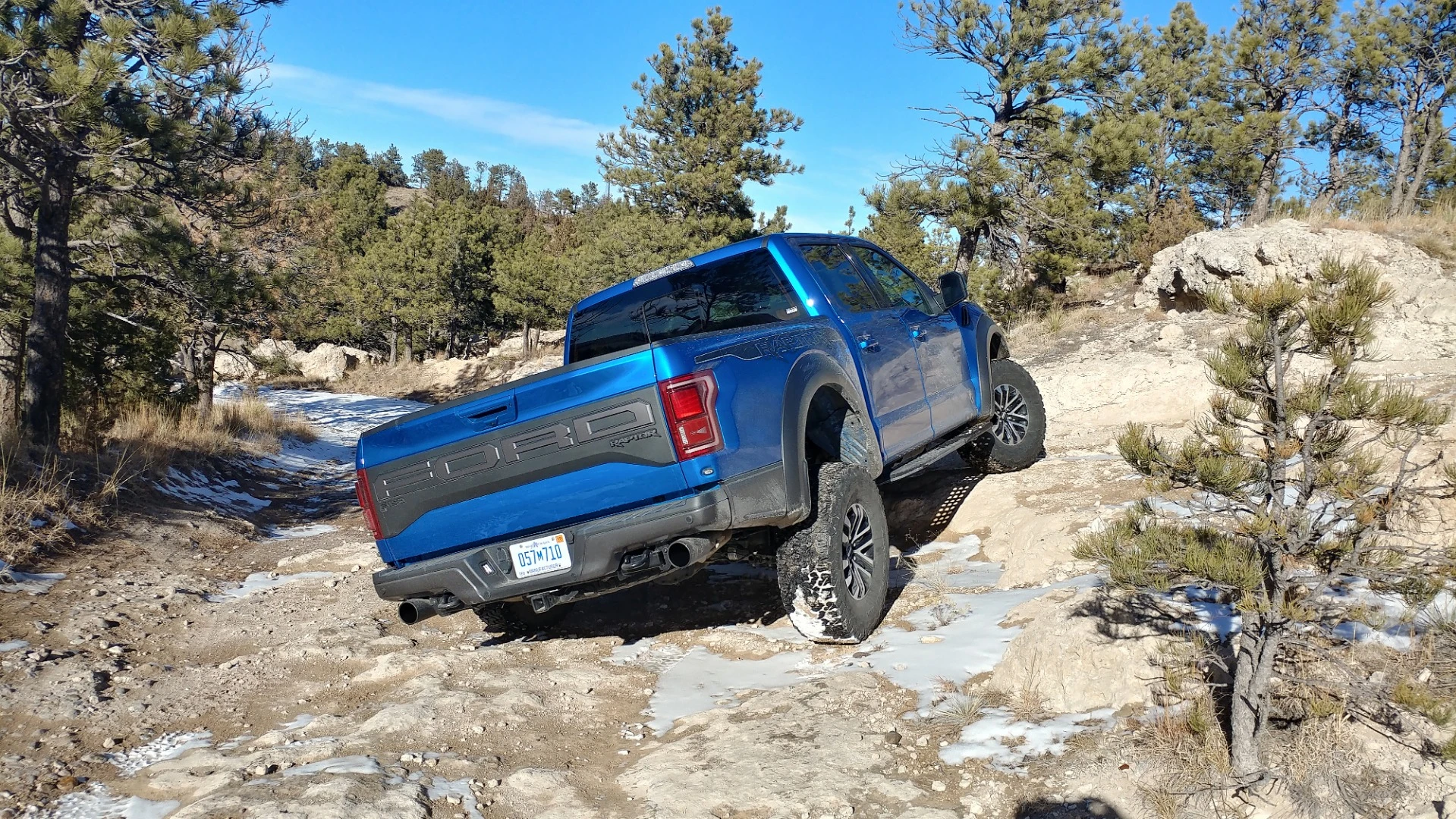 There are 13 inches of suspension travel up front and 13.9 inches in the rear