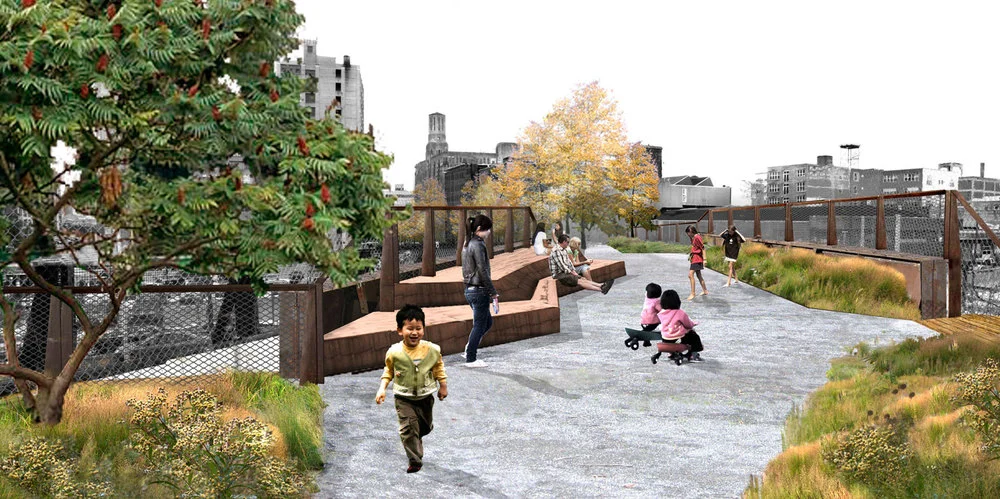 Much of the old structure will be retained for the Philadelphia Rail Park