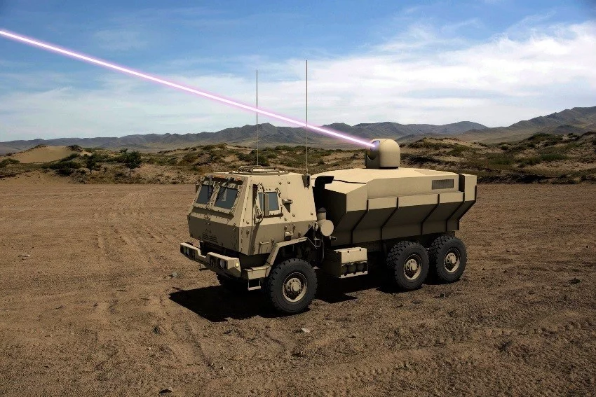 Artist's concept of the High Energy Laser Tactical Vehicle Demonstrator