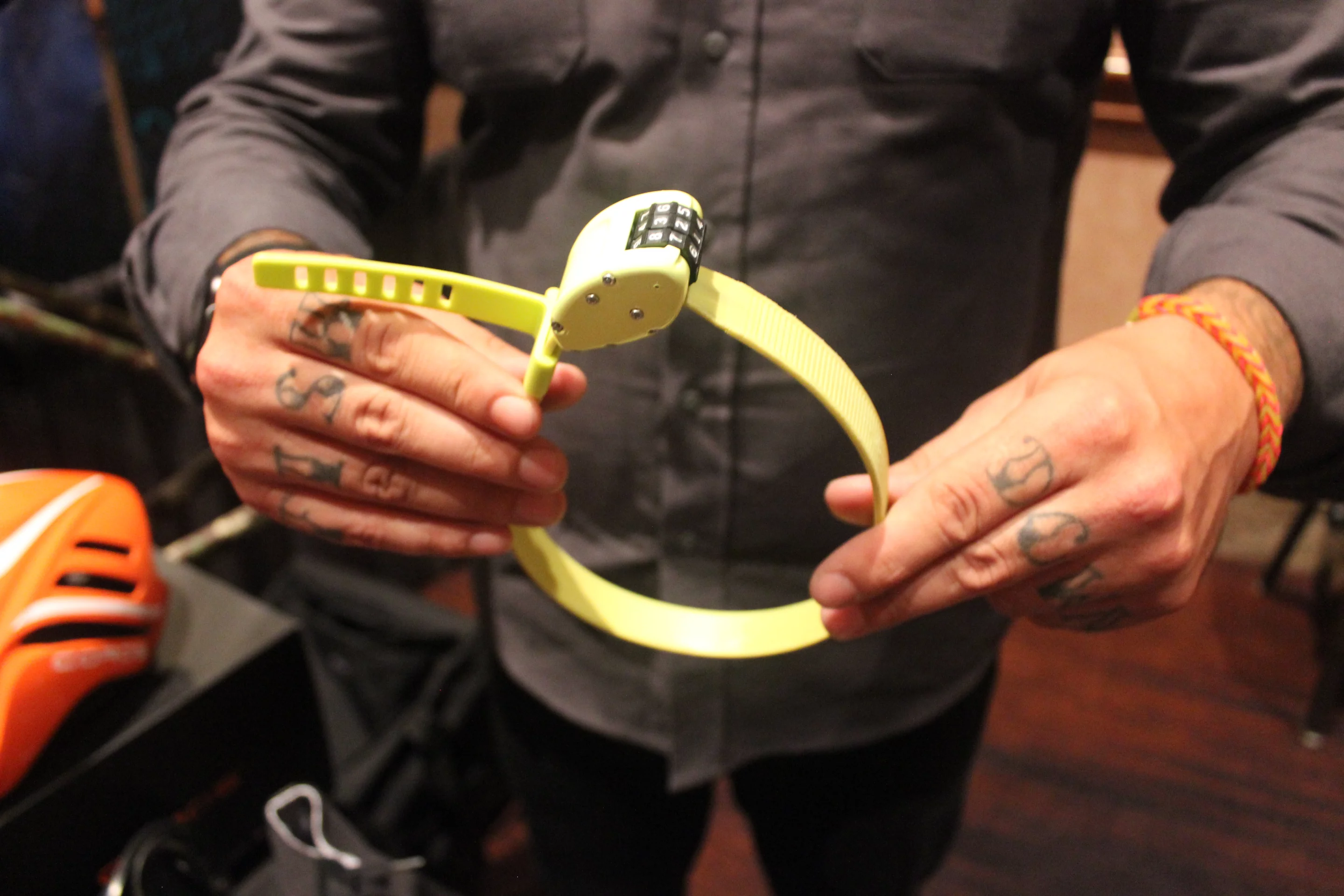 The OttoLock on display at Interbike 2016