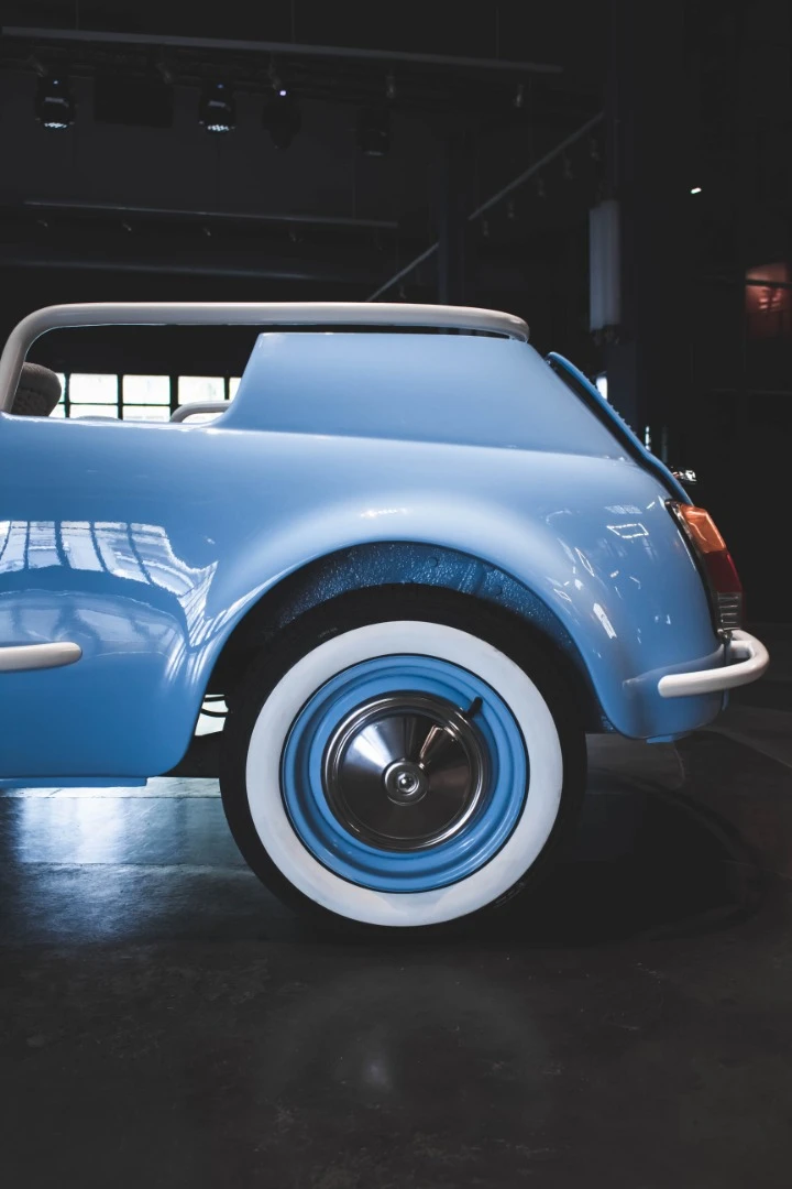 Vintage Michelin tires replaced the old ones