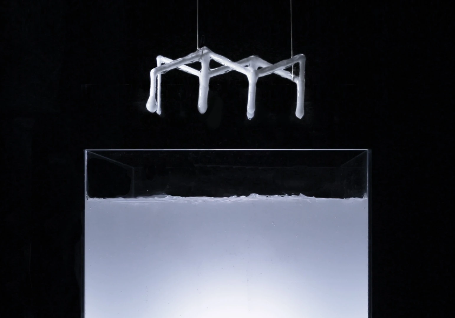 Rapid Liquid Printing was designed by MIT Self-Assembly Lab in collaboration with Christophe Guberan, and Steelcase. It's a 3D-printing technique that enables the creation of large scale, customized products made of real-world materials. It won the Digital category