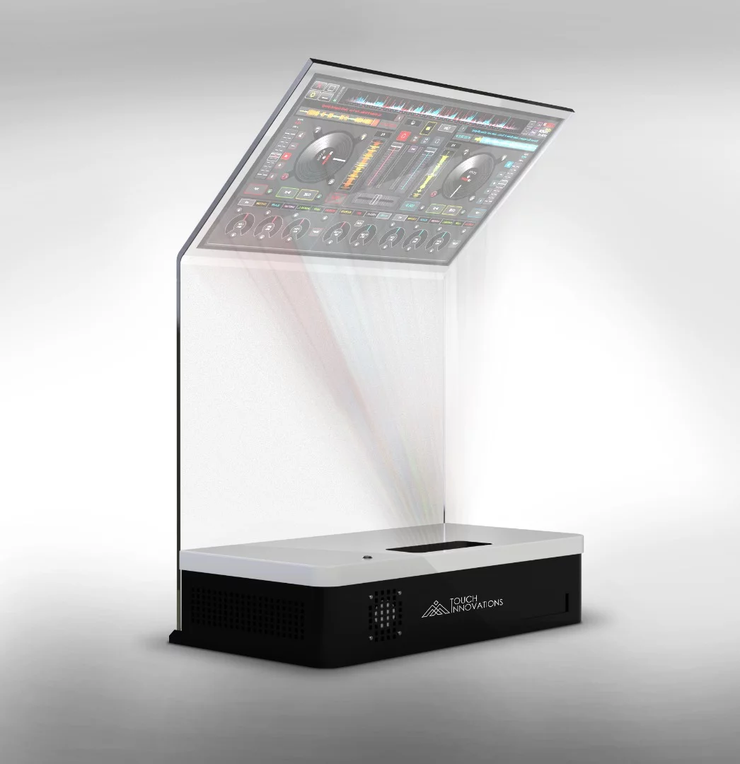 The upfiring projection system in the XG's base is reported to result in a touch display that's "brighter than any other touch screen system"