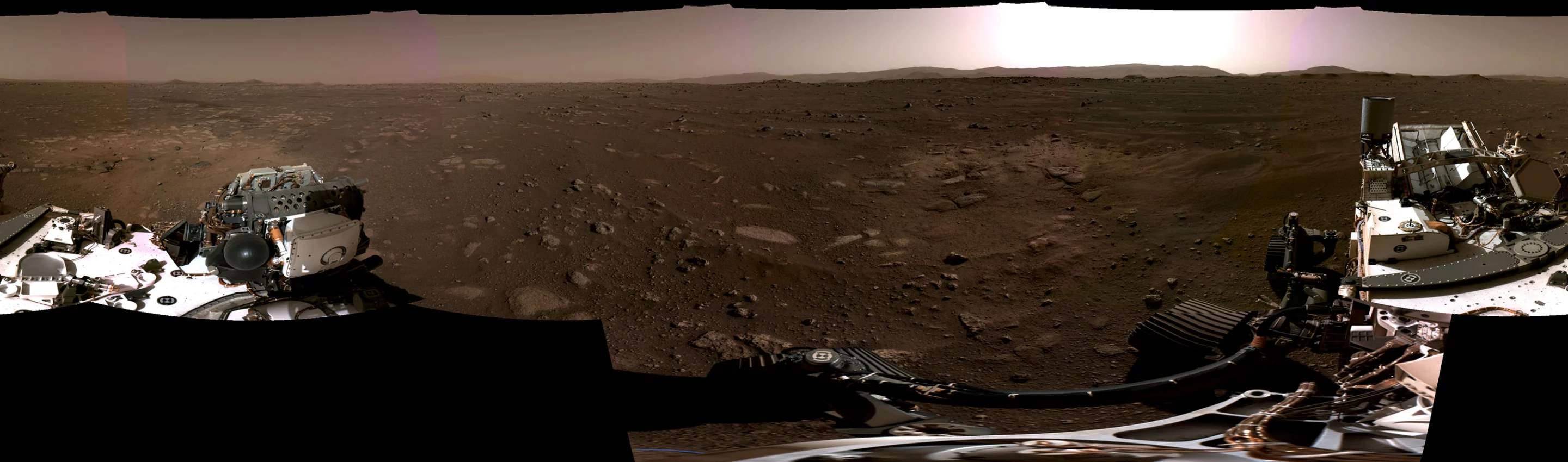 Mars as seen from Perseverance