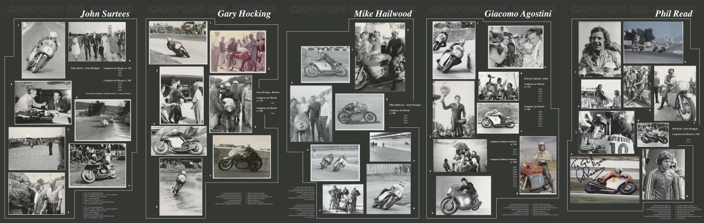 The five best known MV Agusta champions.