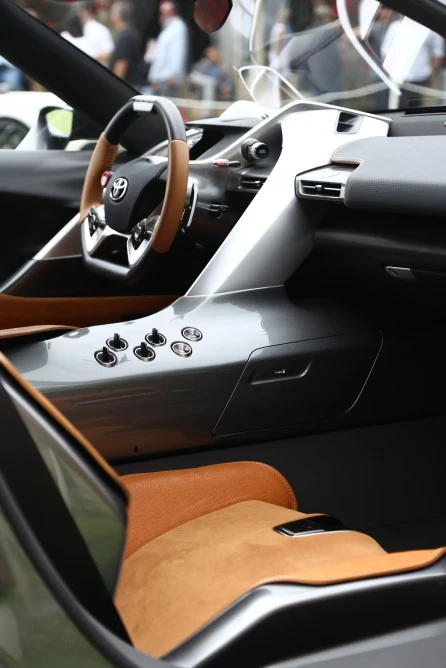 A look inside the second FT-1 concept (Photo: Angus MacKenzie/Gizmag)