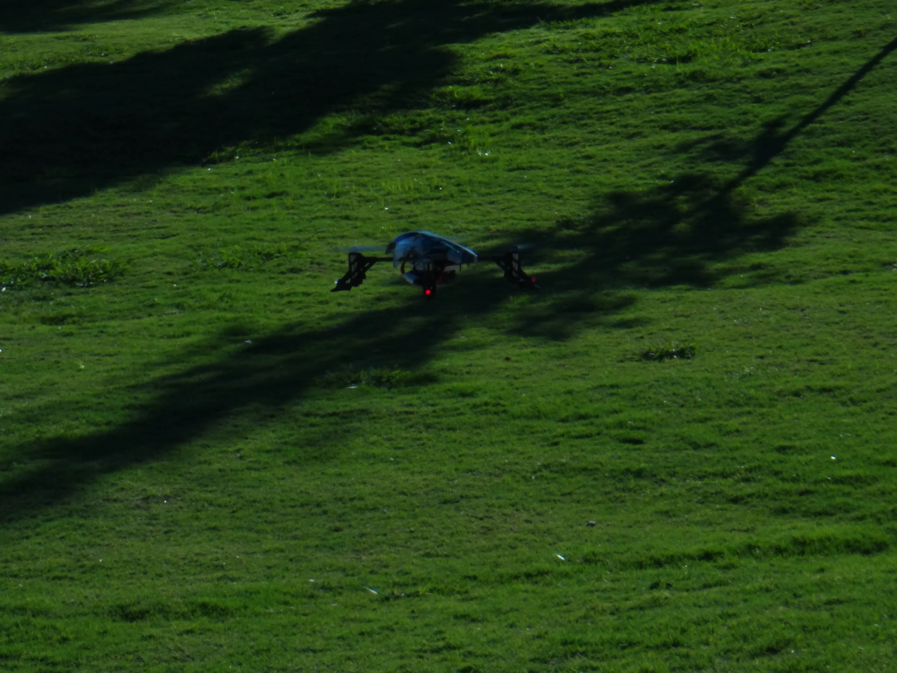 On a calm day, flying a few feet off the ground is still quite effortless, but reaching taller heights required some careful control