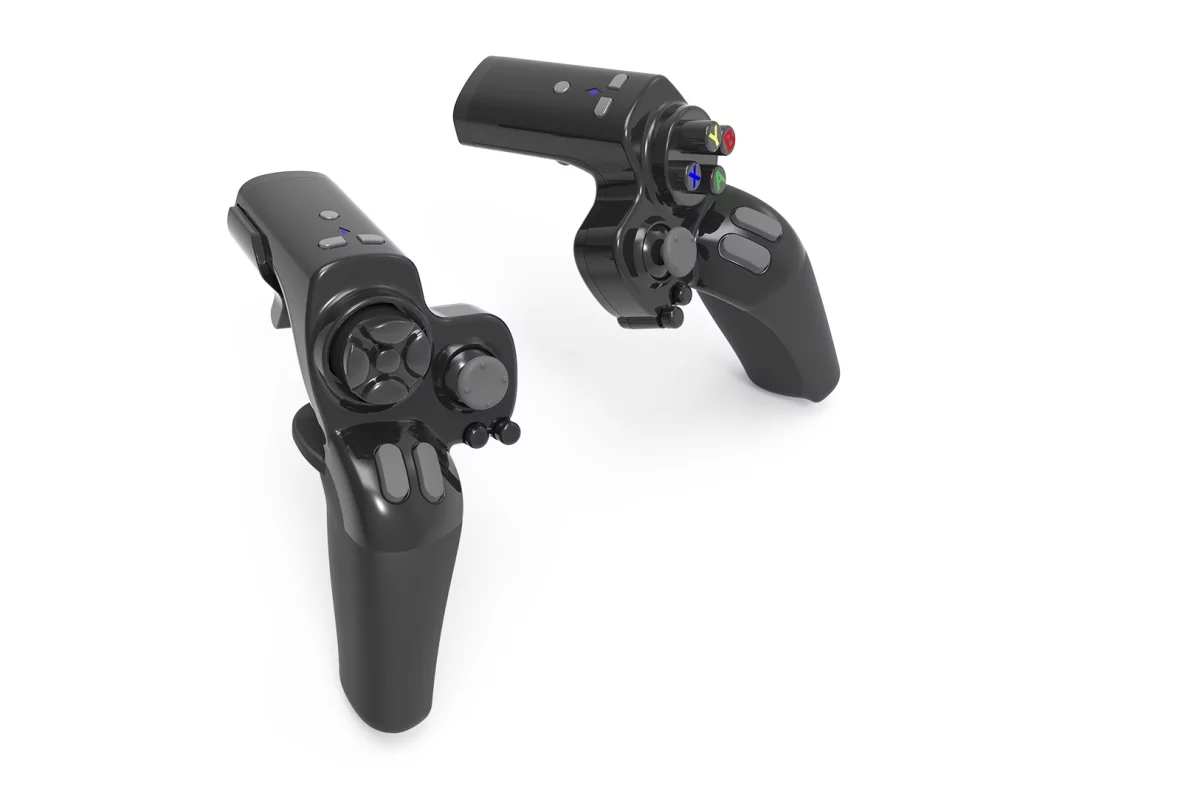 A new modular gamepad allows you to decouple the two sides of a game controller for more natural and ergonomic play