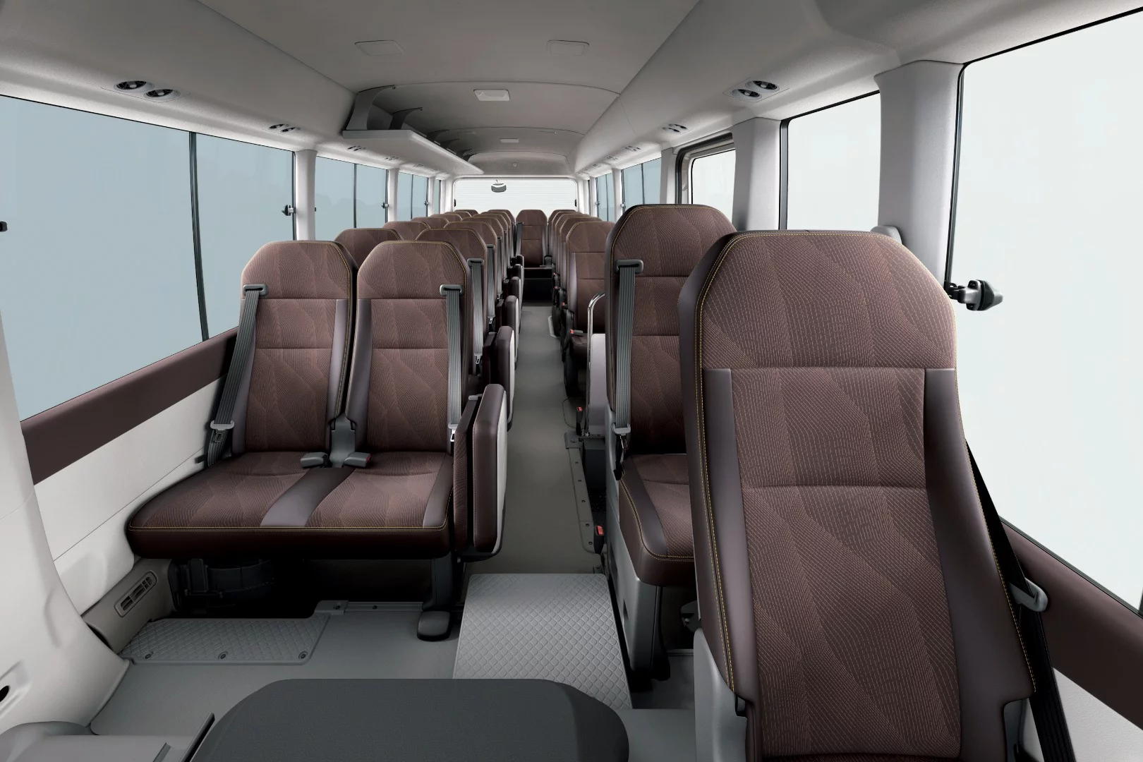 Passengers have more space on the Coaster