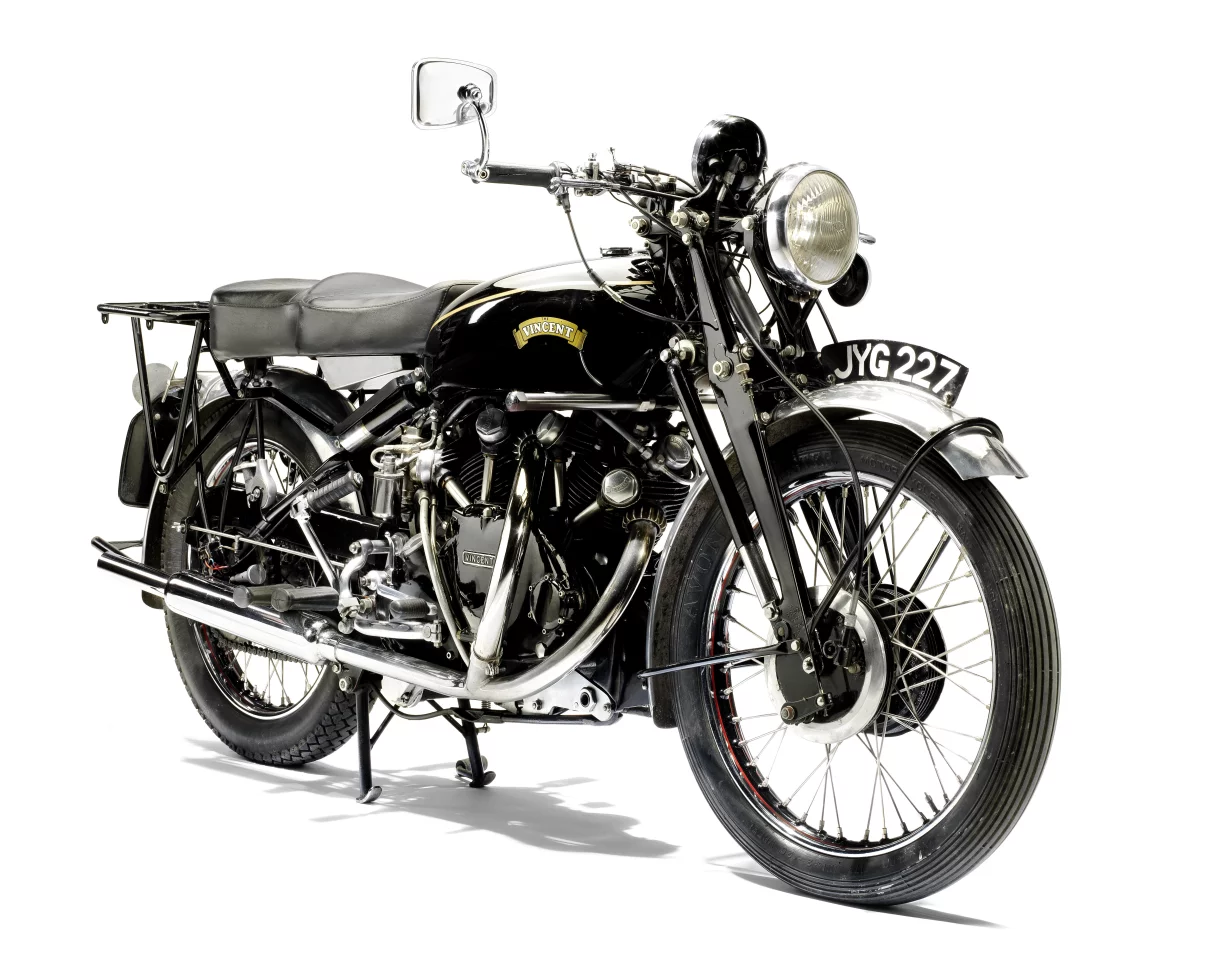 This 998 cc Vincent Series C Black Shadow will most likely become one of the top ten most expensive motorcycles