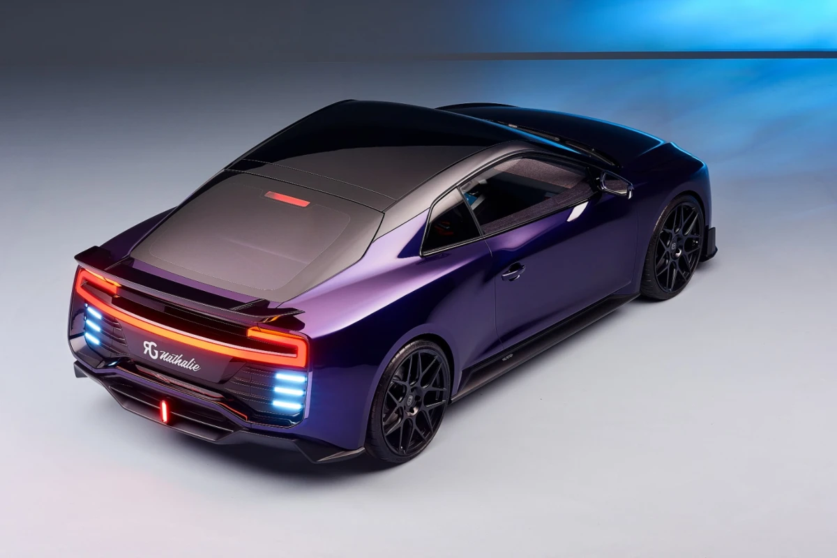 The Nathalie electric supercar uses a methanol fuel cell as a range extender