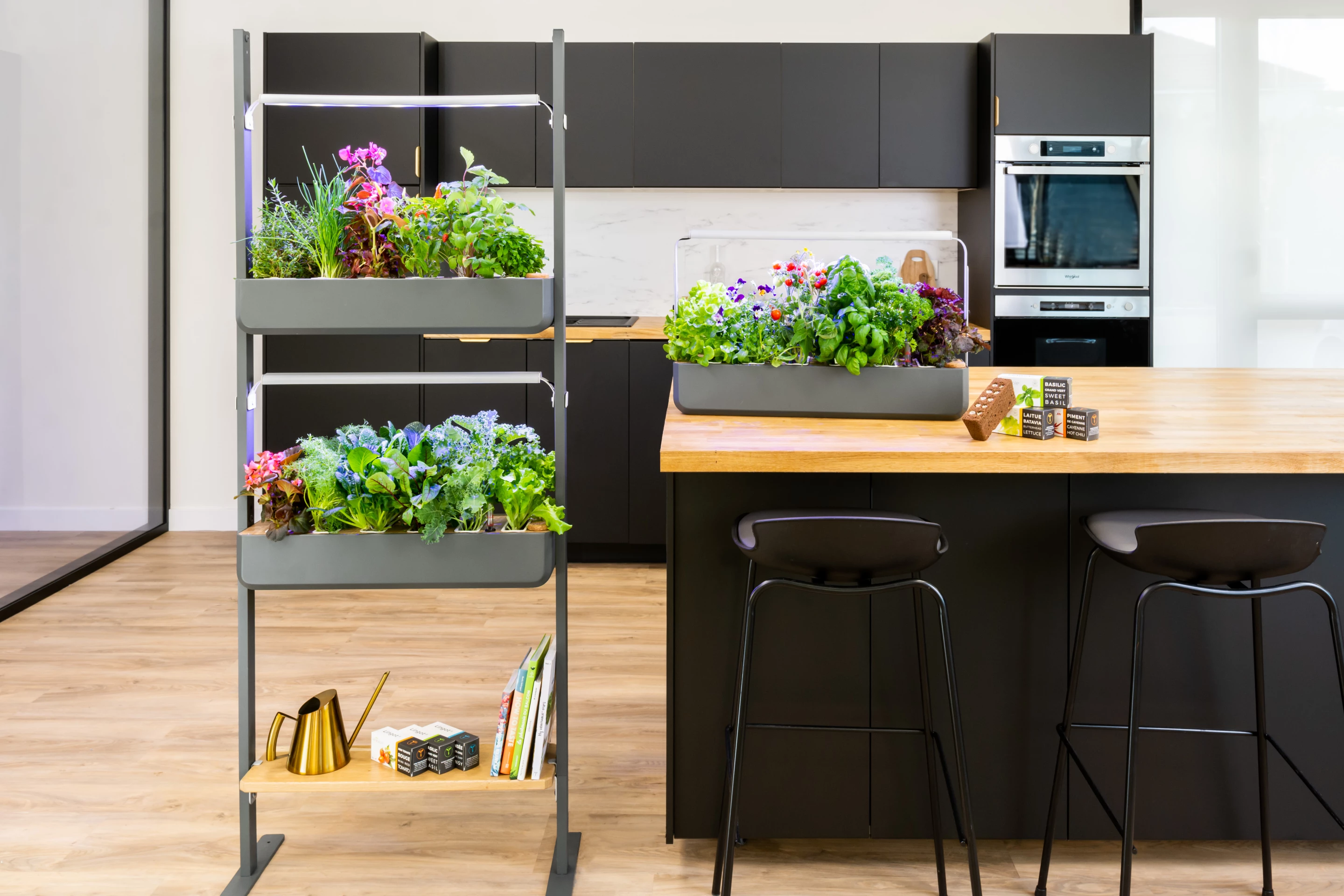 The Gourmet is designed to automate kitchen and balcony gardening