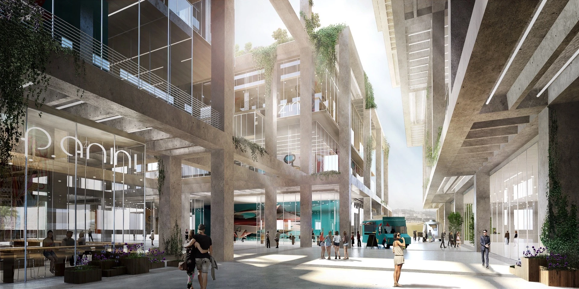 Assuming it goes ahead, 670 Mesquit will comprise two buildings organized into an L shape and divided into concrete cubes