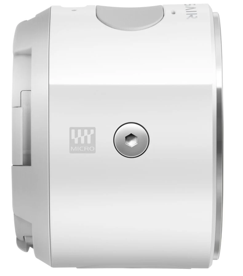The Olympus Air A01 features built-in Wi-Fi and Bluetooth connectivity