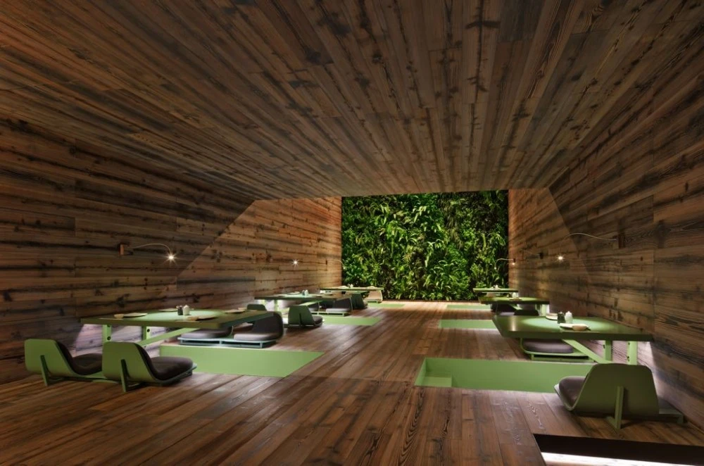 Hotels and Restaurants category winner: Tori-Tori Restaurant, Polanco, Mexico City - interior view (Photo: Paùl Rivera)
