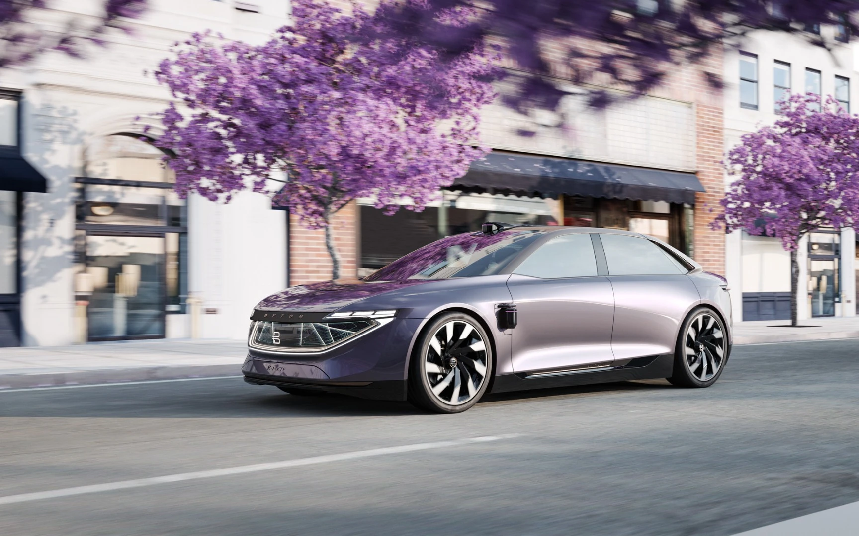 The Byton K-Byte follows on the Byton Concept (now called the M-Byte), shown in January of this year