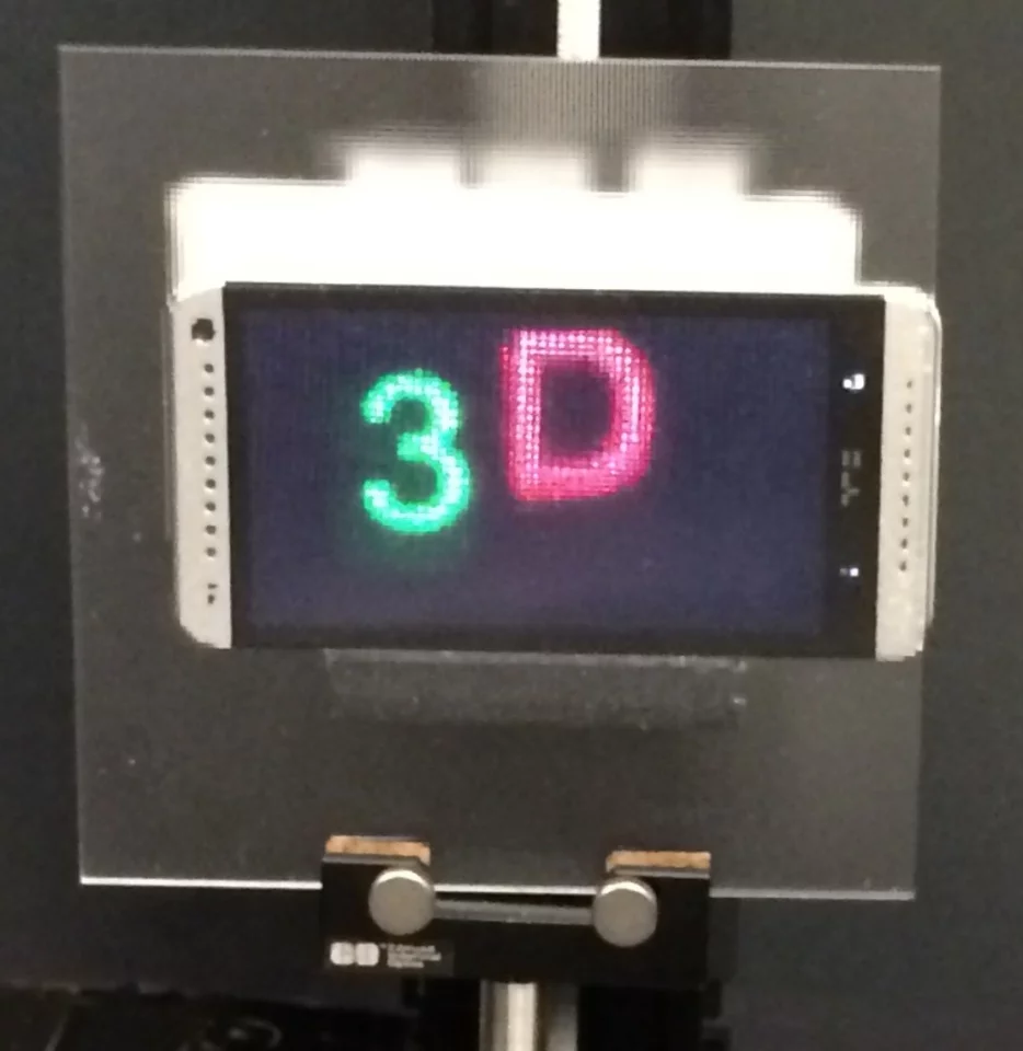 A 3D image reconstructed by the system