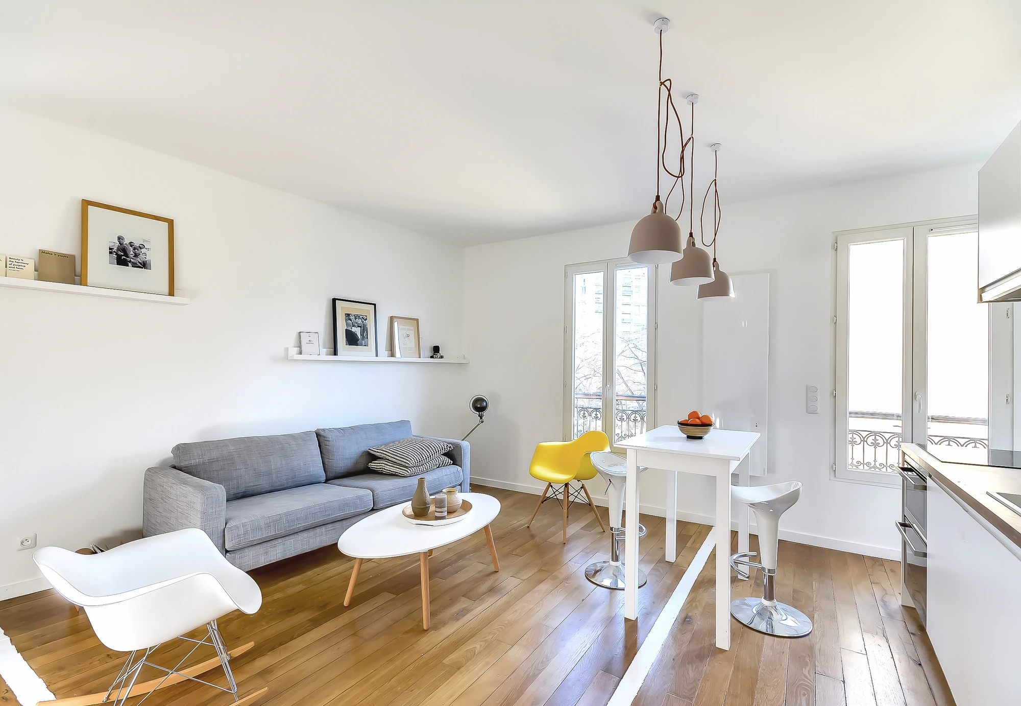 The main living area makes up the lion's share of the apartment (Photo: Meero)