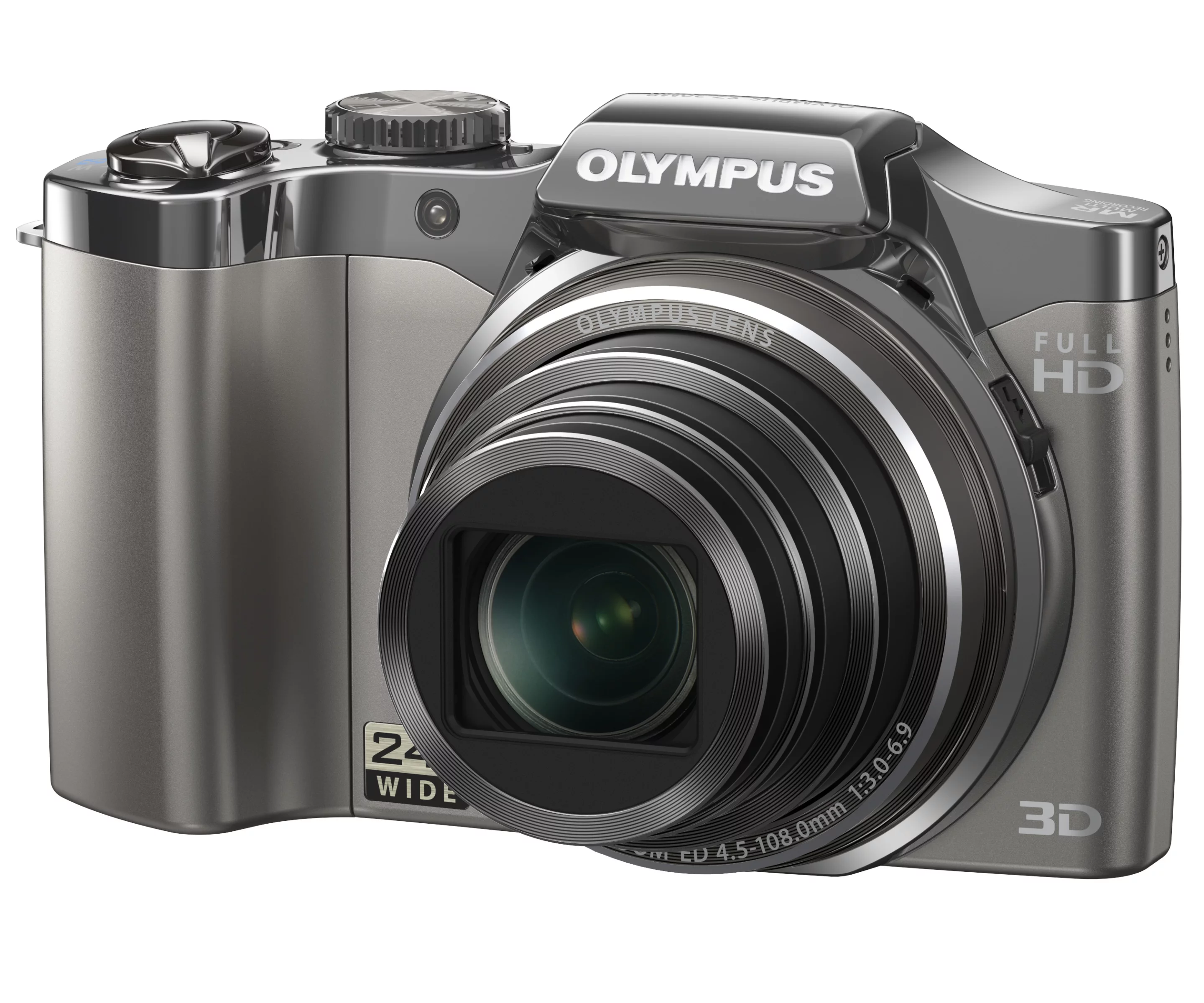 The camera's a dual TruePic III image processing engine gives the compact camera the power to simultaneously record full 1080p movies and capture full resolution images