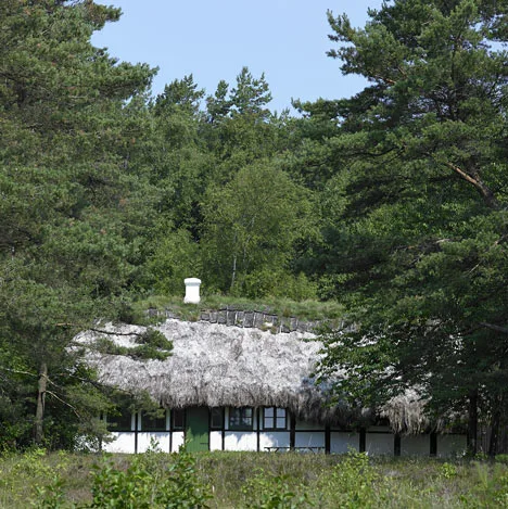 An example of a traditional Læso island seaweed home