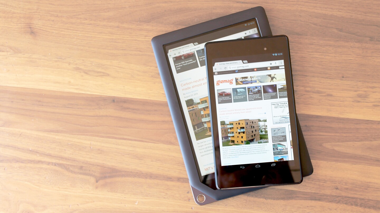 Compared to the new Nexus 7, the Nook HD+ gives you 70 percent more screen real estate