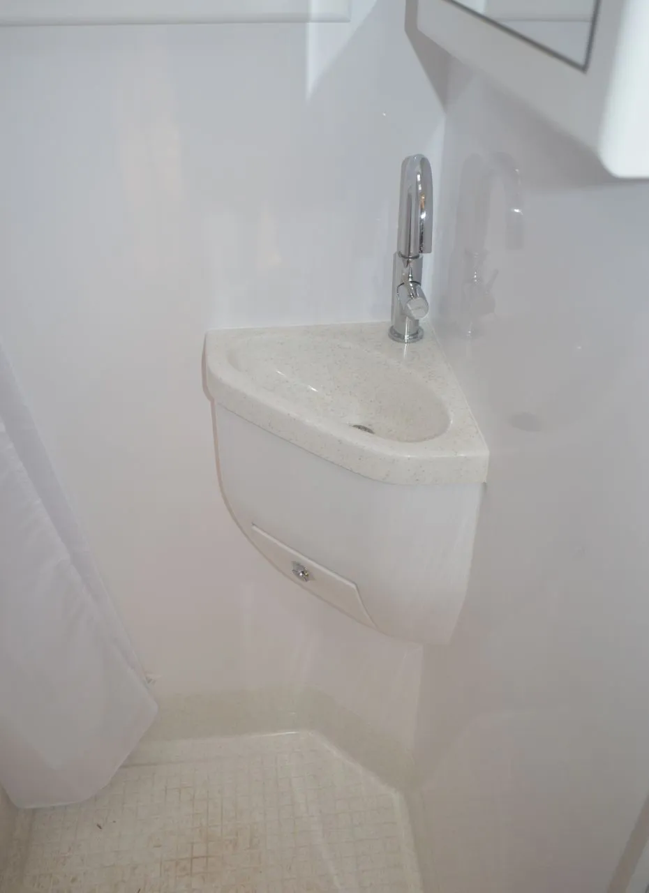A peek inside the bathroom