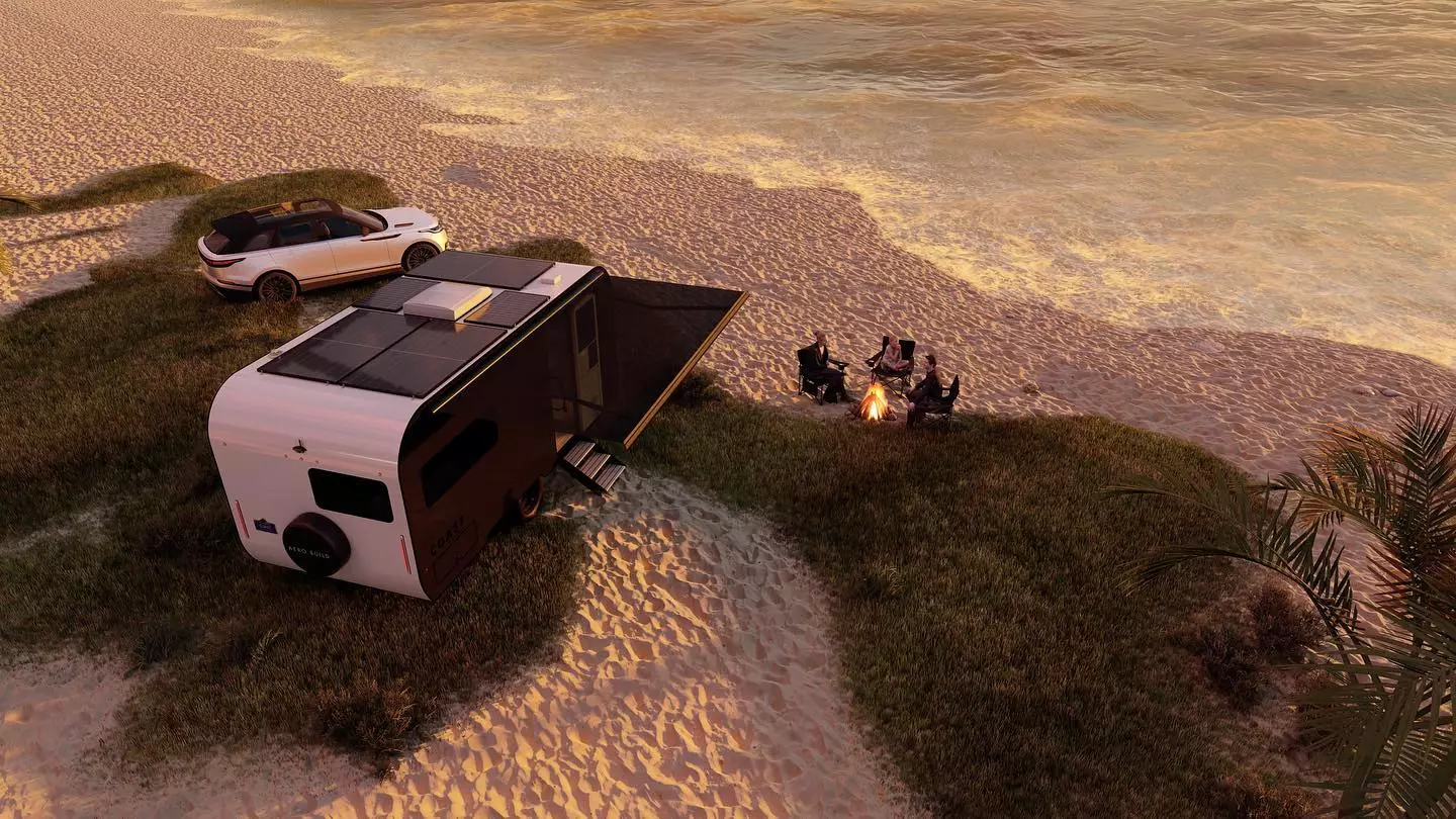 At camp with the Aero Build Coast camping trailer
