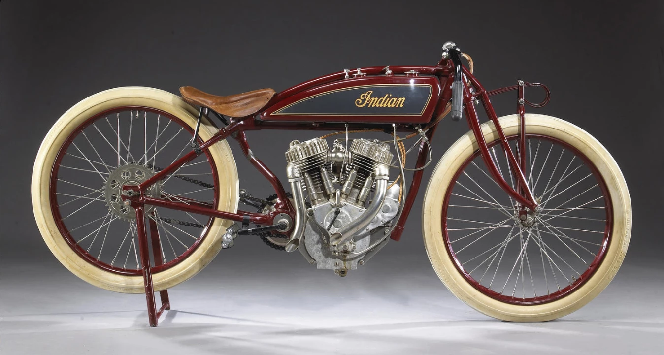 This 1920 Indian Powerplus ‘Daytona’ Racer sold for US$150,000 at a Bonhams sale of Steve McQueen Sale of Collectors' Motorcycles & Memorabilia in San Francisco in 2006.