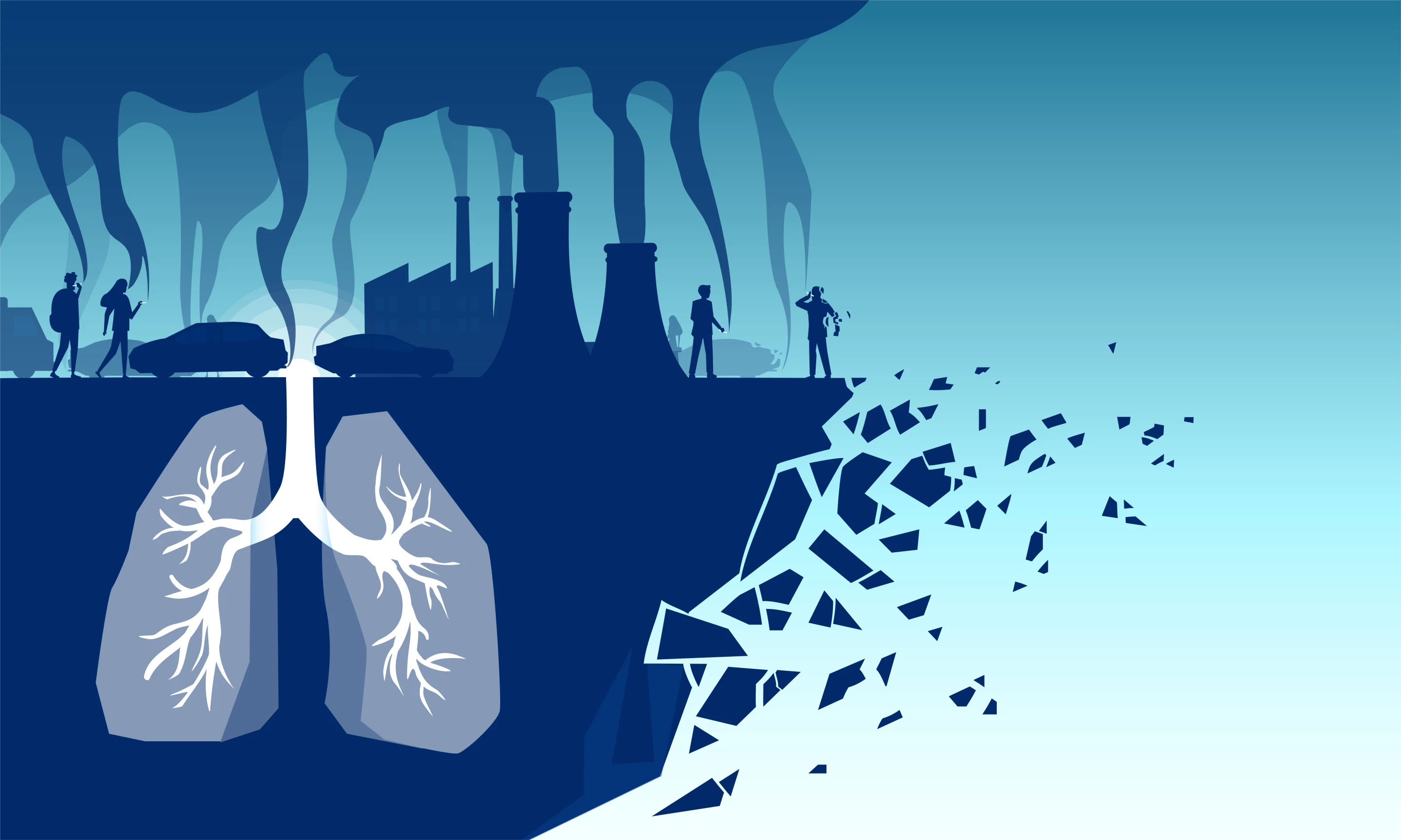 A study found long-term exposure to air pollution can impair the lungs' ability to effectively fight against respiratory infections