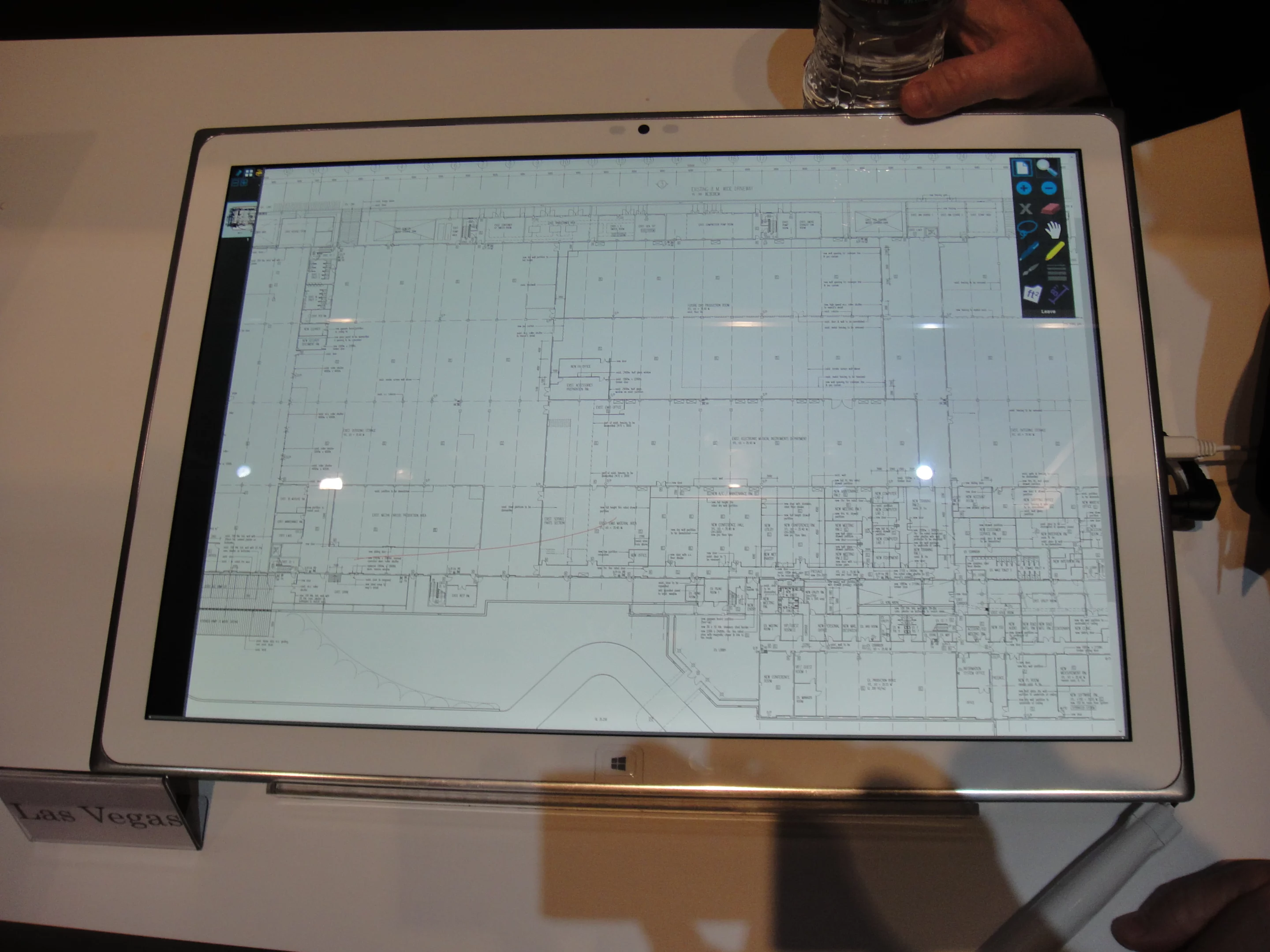 Panasonic is aiming the tablet towards consumers in professional graphics fields, like photographers and architects