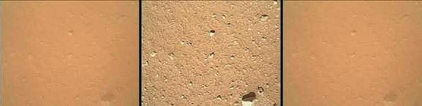 Comparison images from the MAHLI camera with dust cover closed and open (Image: NASA/JPL-Caltech)