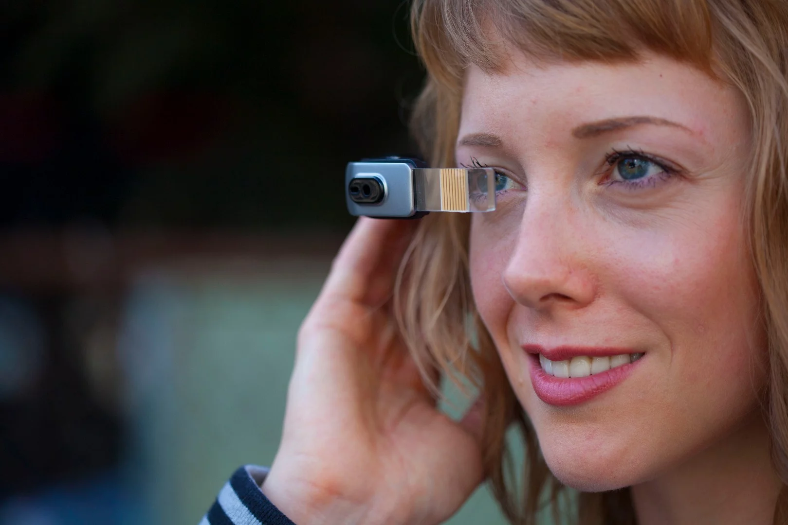 The Ora-X's high definition display is designed with a field of view similar to looking at a 70-inch screen from 15 ft away