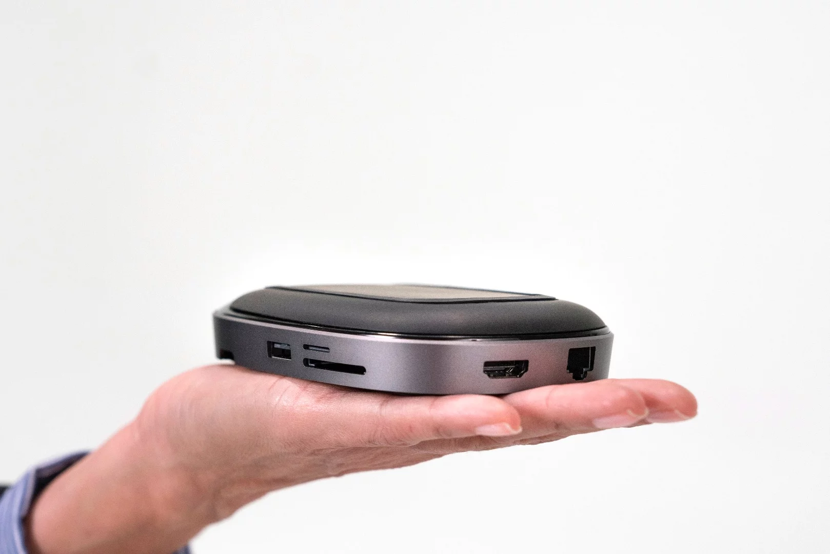 The entire hub is relatively small considering the number of separate dongles it replaces