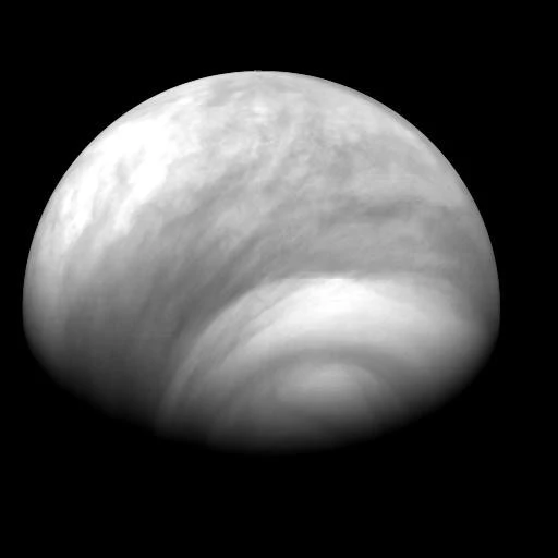 Infra-red view of Venus taken from Venus Express (Image: ESA)
