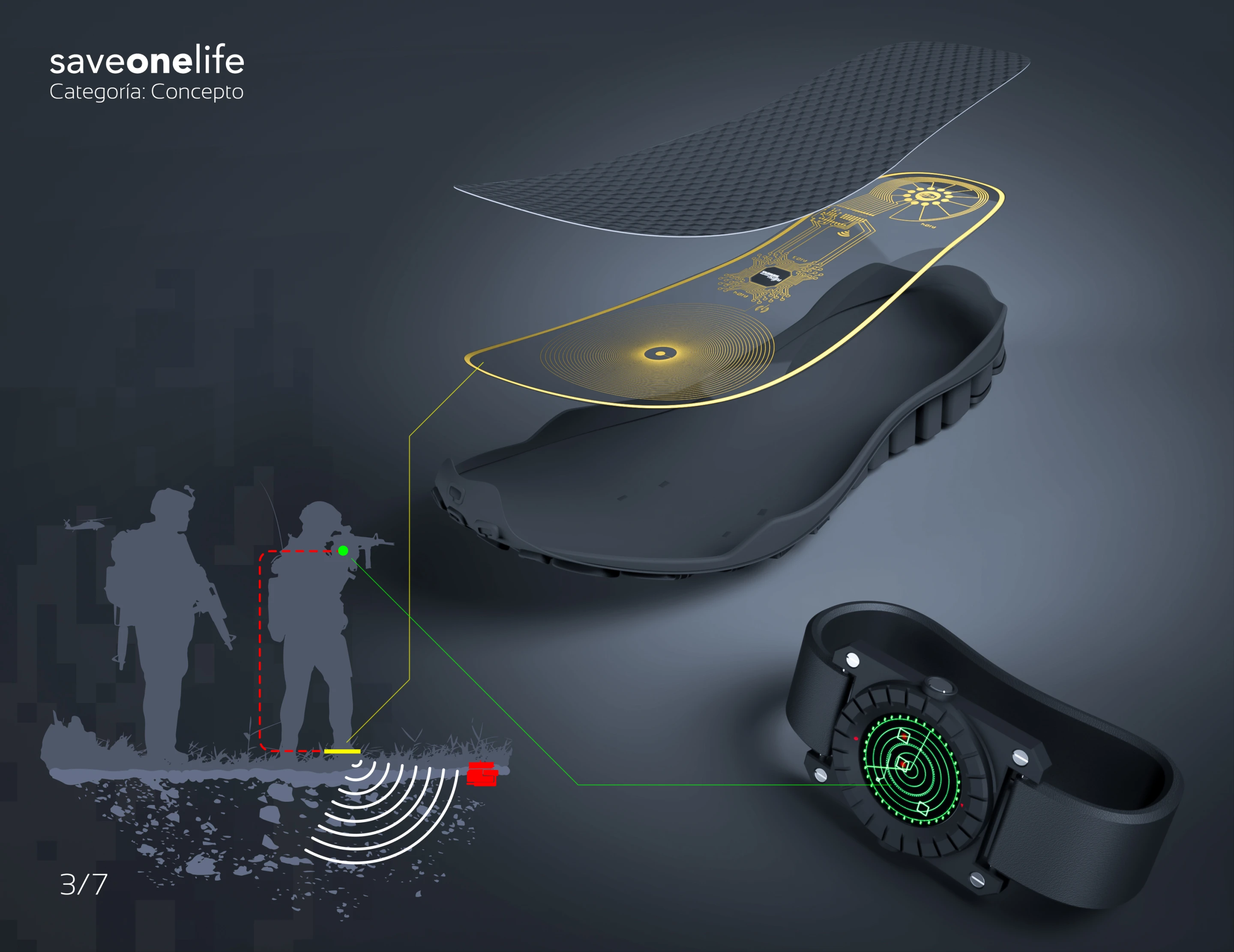 SaveOneLife aims at dealing with the problem of anti-personnel mines