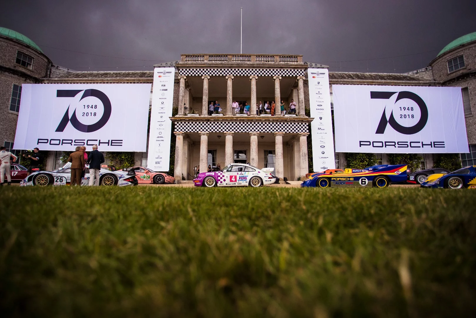 Porsche celebrated its 70th anniversary at this year's Goodwood Festival of Speed, with installations and iconic vehicles on show