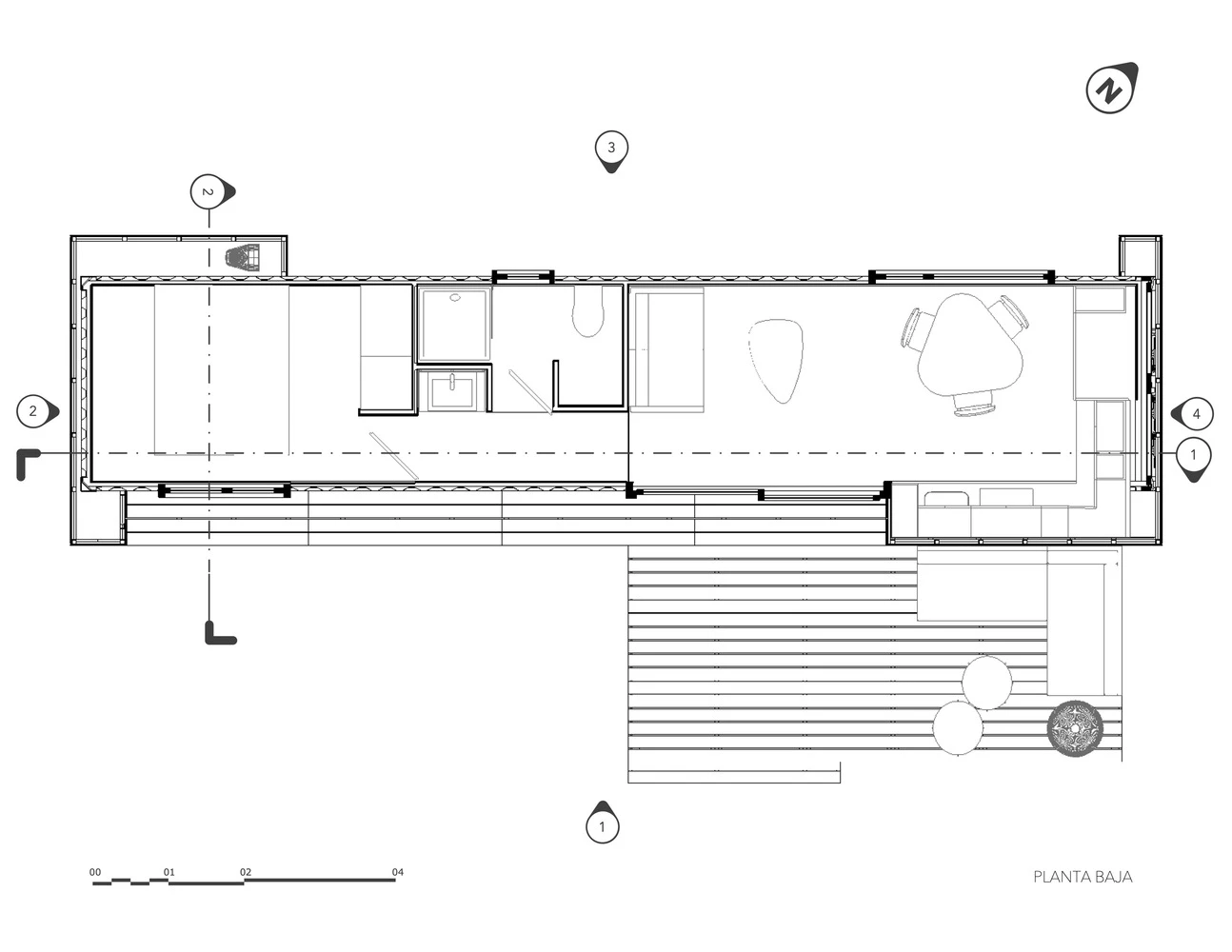 The VMD floorplan by Studioroca and Taller Escape