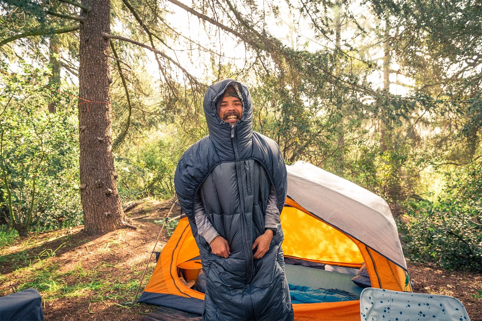 he Crash Sack is available in three sizes and is rated down to 45º F