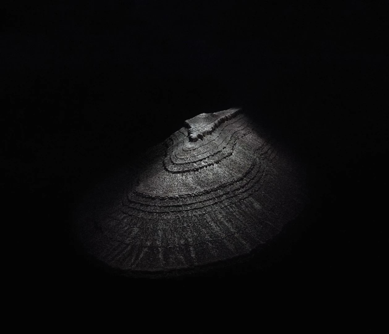These Lux Noctis images were the first of Wu's experiments using drone light to photograph landscapes at night