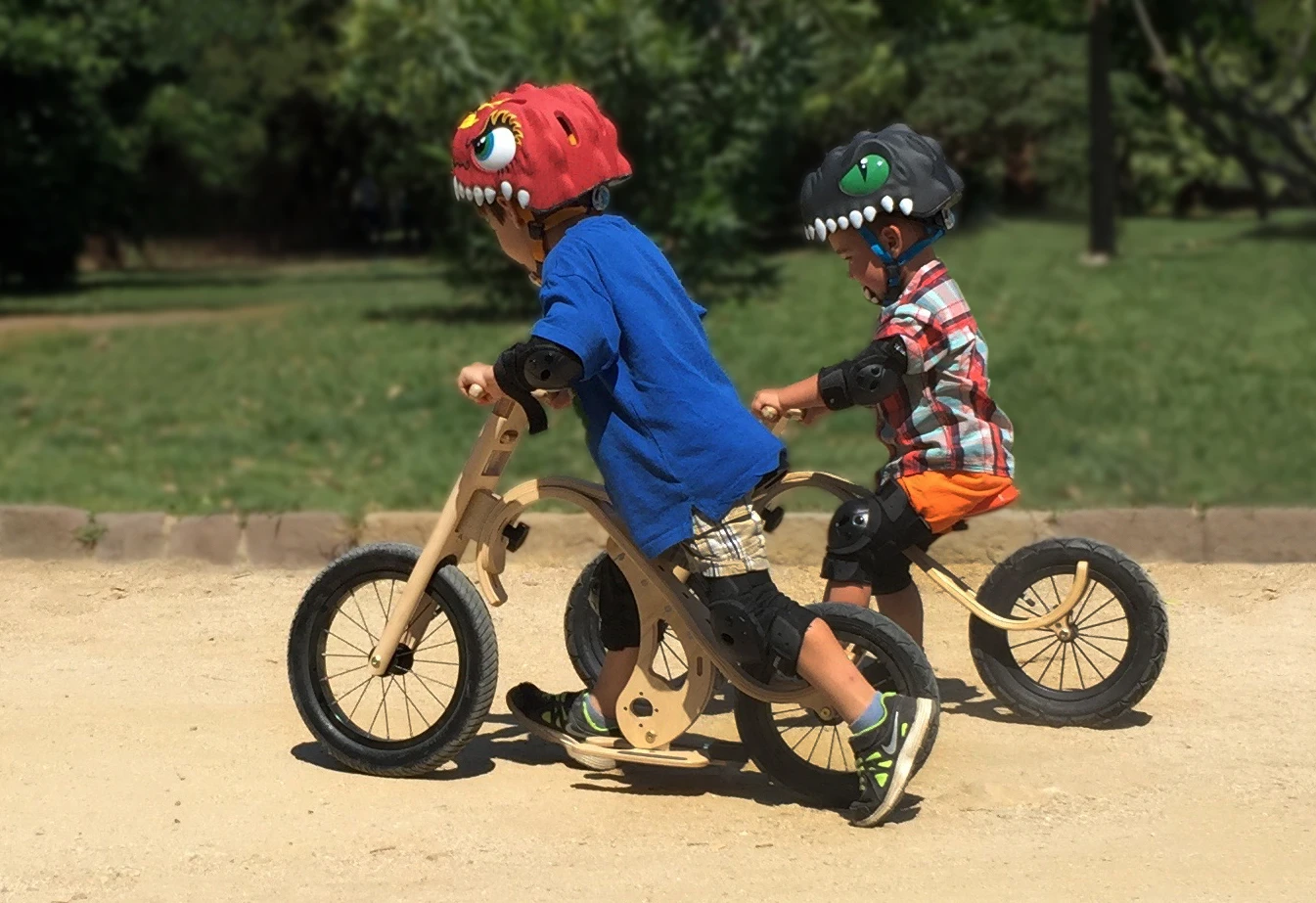 The Leg and Go bike is designed for children from eight months old
