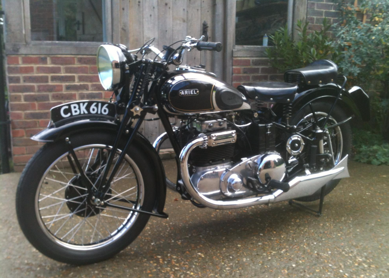 £28,750 ($44,389) - 1940 Ariel 4G Square FourLot 223A at Bonhams Autumn Stafford Sale held on 18 October, 2015Estimate: £20,000 - 25,000 ($31,000 - $38,500)https://www.bonhams.com/auctions/22727/lot/223A/