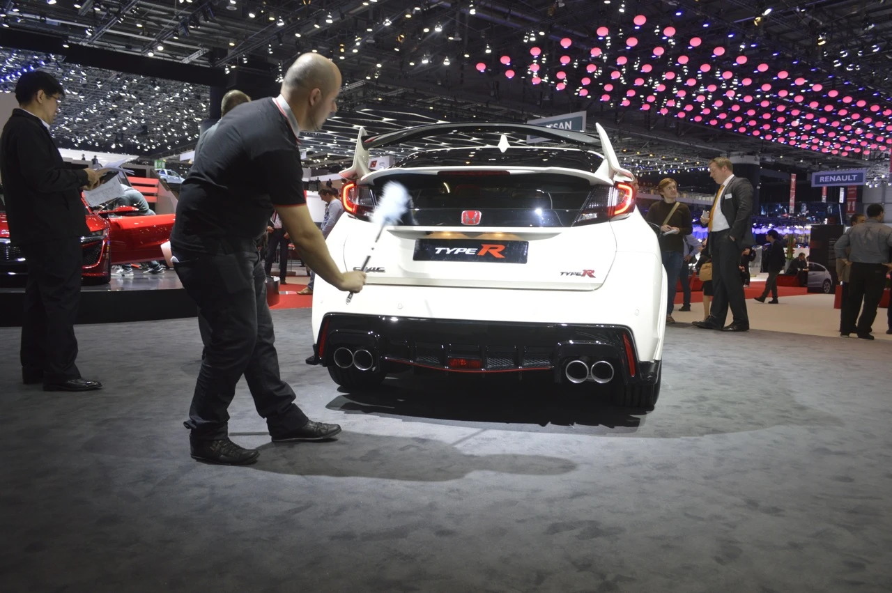 The Civic Type-R's rear wing makes the rear of the car look fussy