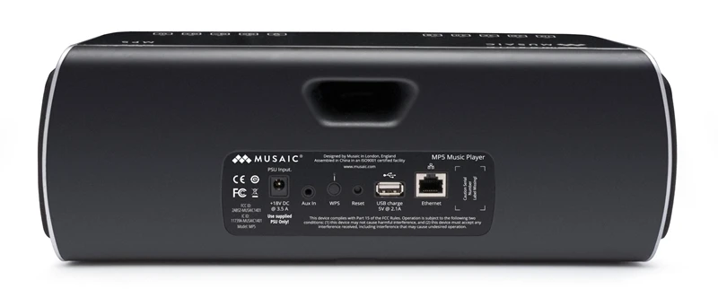 As well as WiFi and Bluetooth, Musaic offers Ethernet connectivity